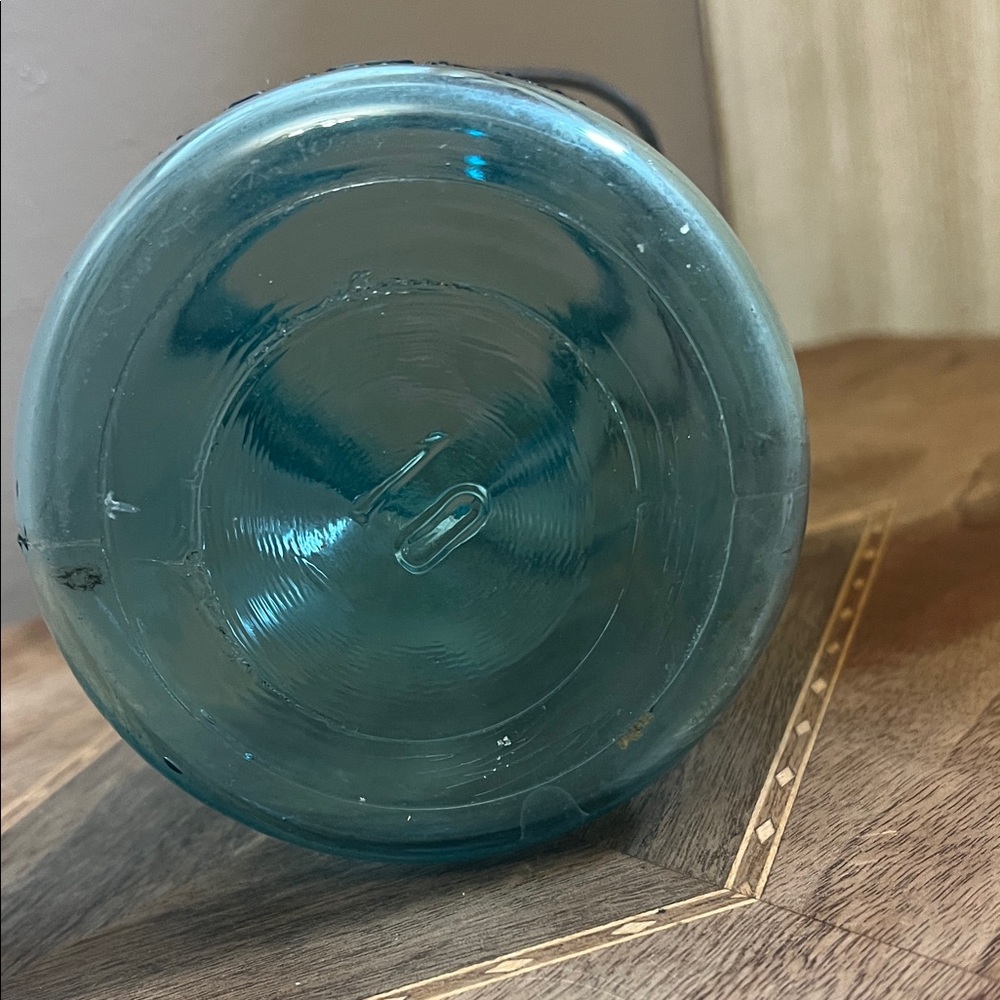 Vintage Ball Ideal Blue Glass Jar - Picture 4 of 6